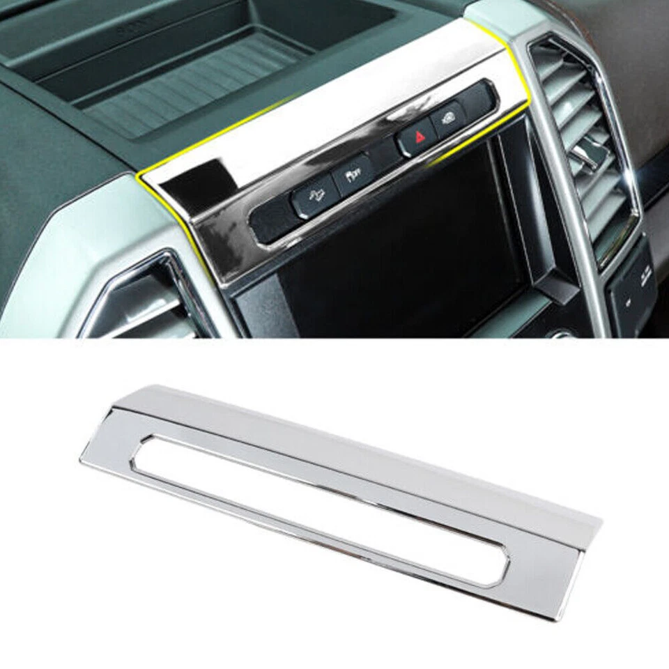 Комплект хромированных накладок на внутреннюю центральную консоль дверную ручку для Ford F150 15-20 18 шт. - Изображение 4 из 4