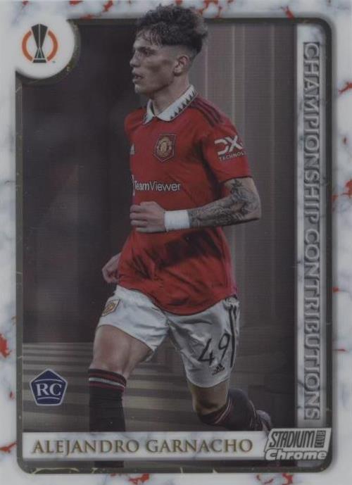 2022-23 Topps Stadium Club Chrome UEFA Club Competitions Alejandro Garnacho #CC-AGA - 1 of 1