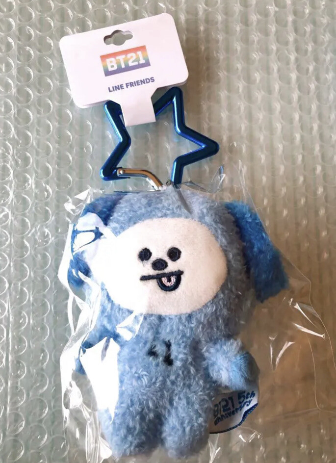 BT21 レインボーマスコット CHIMMY 5周年 BTS BT21 CHIMMY Mascot Blue 5th Anniversary Rainbow Village