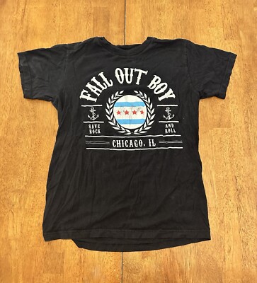 Fall Out Boy Save Rock & Roll T Shirt Small Women s