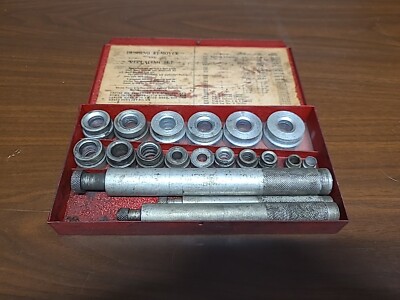 Vintage Bushing Remover And Replacing Set No. 875A in Case eBay