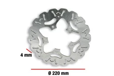 Malossi brake disc WHOOP DISC D.external 220 - thickness 4 mm