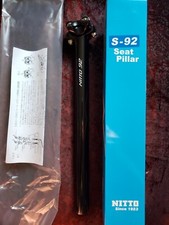 Nitto S-92 Seatpost 27.2 X 350mm 0 Offset Black