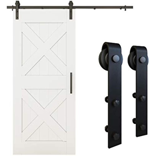 National Hardware N700-004 Interior Sliding Barn Door Hardware Two Piece Classic - Picture 3 of 8