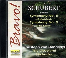 Symphonies Nos. 8 9 Franz Schubert Classical CD Good