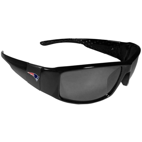 New England Patriots Black Wrap Sunglasses NFL Glasses Fan 100% UVA/UVB Licensed - Picture 3 of 3