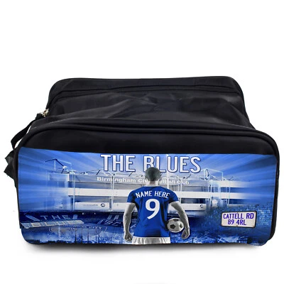 FANATICS Personalised Birmingham Boot Bag Football Sports School PE Gym Kit Gift AFM16