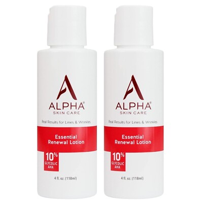 Alpha Skin Care Essential Renewal Lotion 4 oz (2 pack)