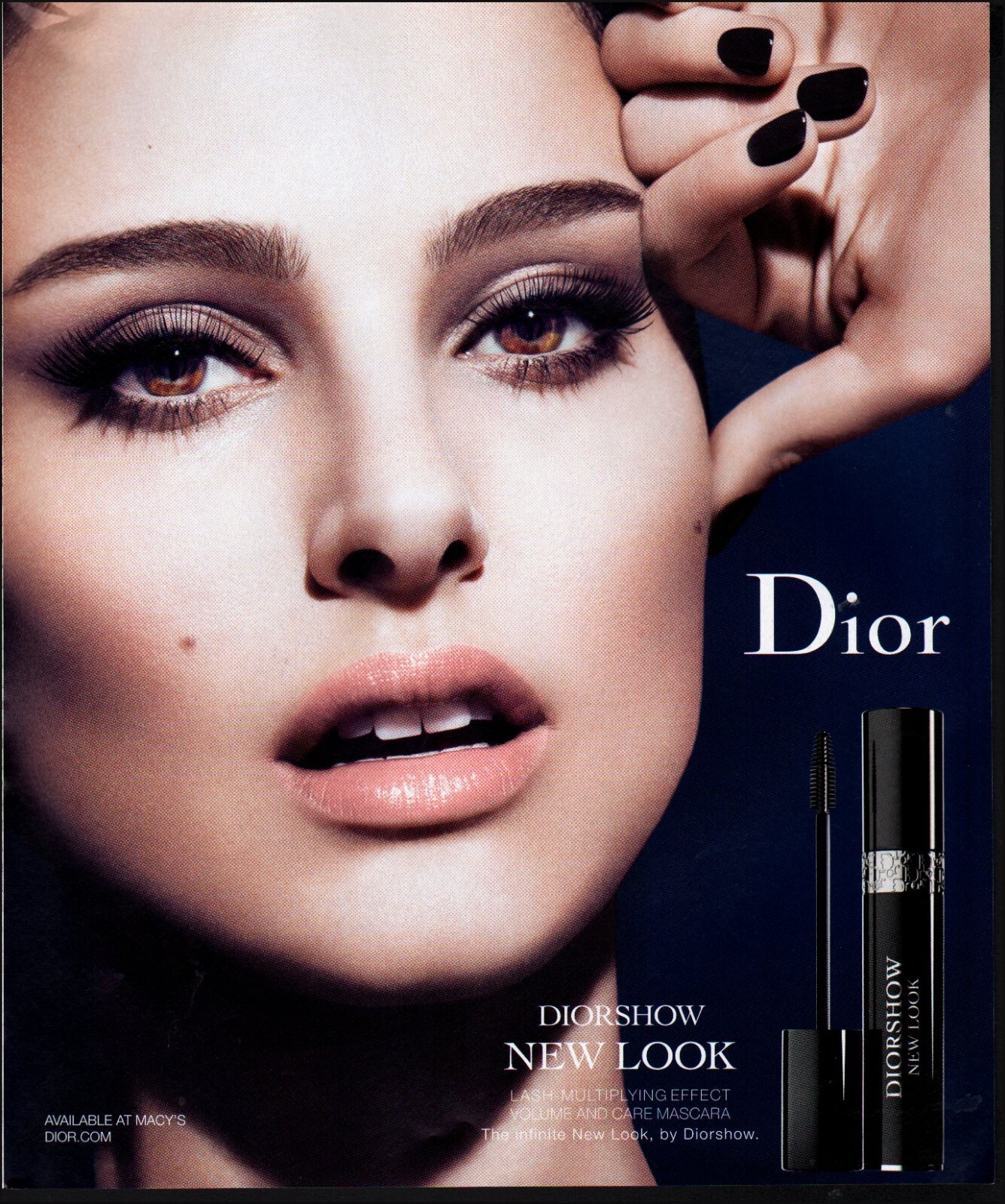 2012 Print ad Dior Diorshow mascara actress Natalie Portman Photo 04/19