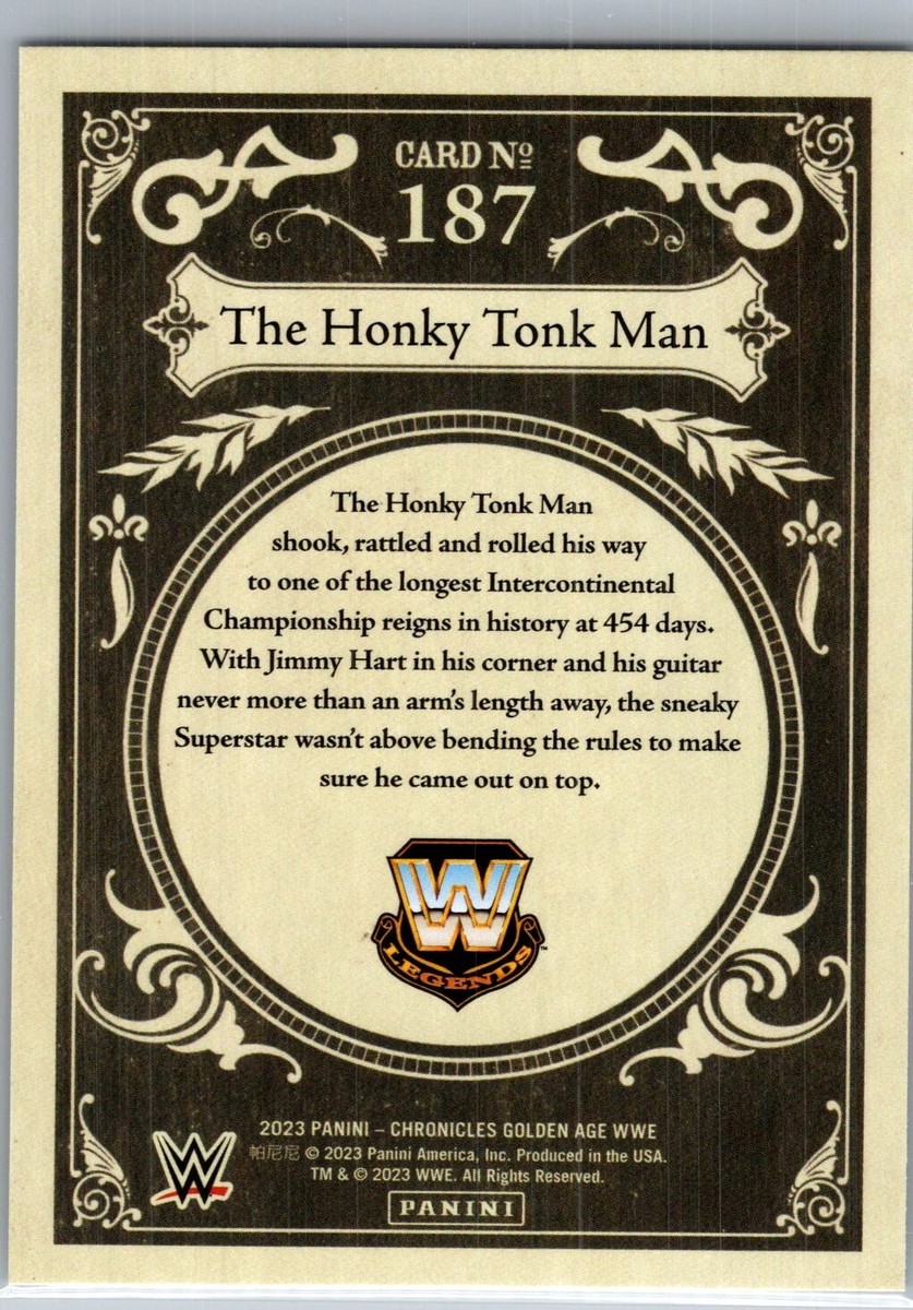 The Honky Tonk Man 2023 Panini Chronicles WWE GOLDEN AGE Card #187