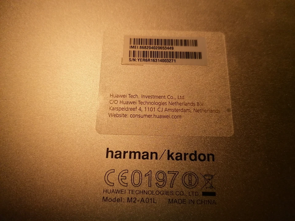 Huawei Tablet-PC / MediaPad M2 10,1 Zoll - Bild 3 von 4