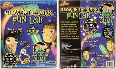 Scientific Explorer Glow in the Dark Fun Lab Science Kit BRAND NEW