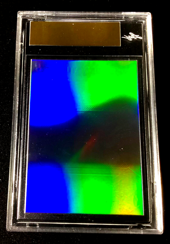 Magic Johnson 1/1 2022 Leaf Vibrance Signatures Prismatic Refractor Erving West - Picture 4 of 4