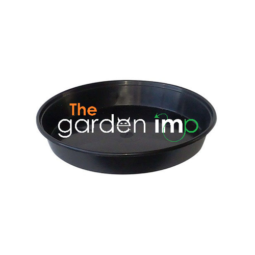 Pack 5 Plant Pot Saucers 18cm Black Plastic Water Dish Trays Hydroponics Strong - Picture 6 of 6