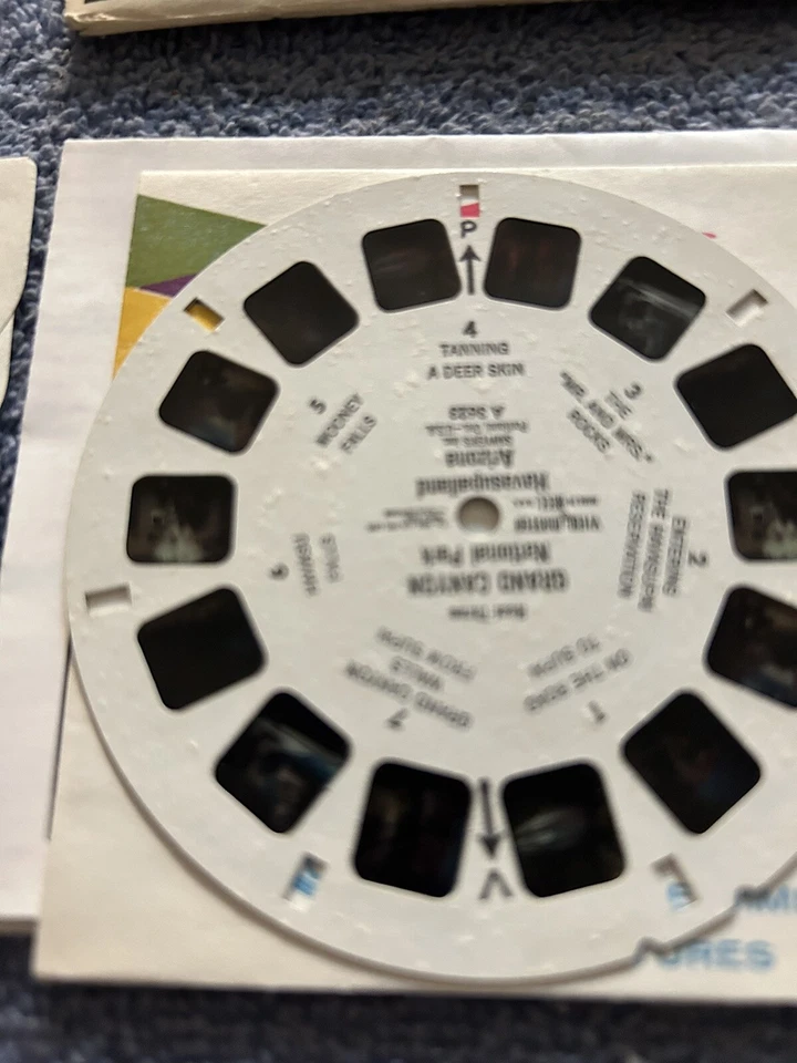 VIEW MASTER 3D REELS:  GRAND CANYON 3 REELS--OPENED PACKAGE - Image 4 of 4