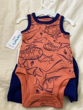 Carters baby boy 2 piece ocean short set size 3M NWT