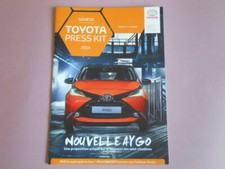 TOYOTA brochure dossier de presse media press kit - salon de Genève 2014 - AYGO