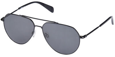 rag & bone Black Aviator Sunglasses Rag & Bone 5022/S Square Aviator Sunglasses, Matte Black  main image 2