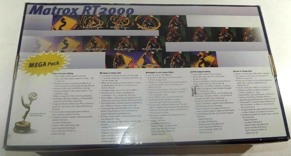 MATROX RT2000/KIT/N MEGA PACK 3.0 REALTIME EDITING P/N:63039620166 NIB - Image 3 of 3