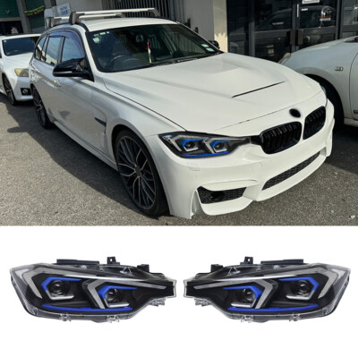 2x Dynamic LED Scheinwerfer Upgrade für BMW 3er F30 F35 2013-19 Laser Projektor