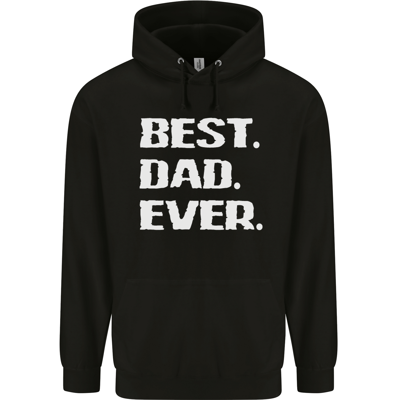 Best Dad Ever Funny Fathers Day Mens 80% Cotton Hoodie