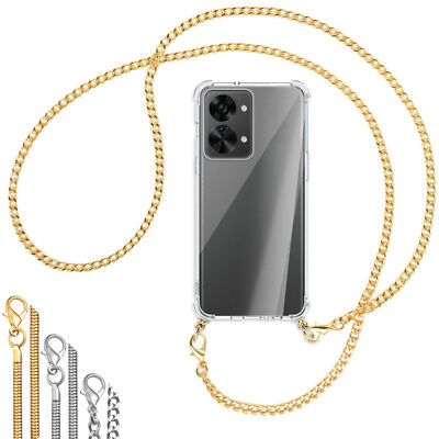 Handykette (Metallkette) für OnePlus Nord 2T Umhängehülle mit Band Case
