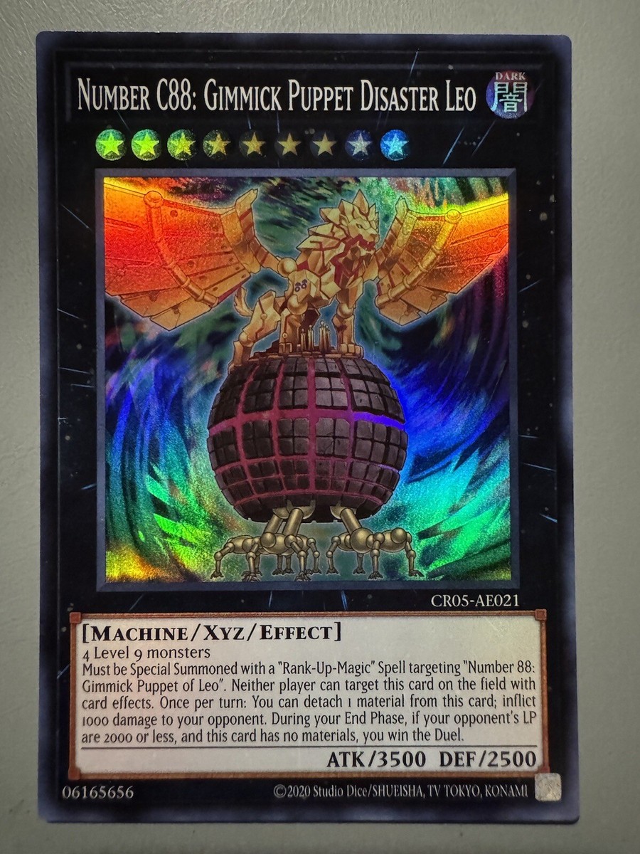 YUGIOH NUMBER C88: GIMMICK PUPPET DISASTER LEO ASIA ENGLISH CR05
