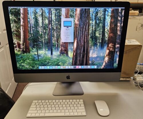 2017 Apple iMac Pro 27" 5K 14-core Xeon 32GB RAM 1TB SSD Radeon Pro 56 8GB