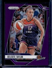 2024 Panini Prizm WNBA - Celeste Taylor #48 Purple Prizm /149 (RC)