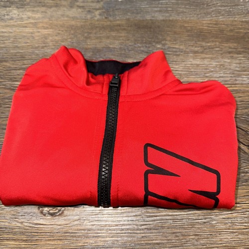 NIKE SIZE 6-7 BOYS Red/BLACK ATHLETIC FULL ZIP SPORTSWEAR TRACK JACKET. Cute - Picture 12 of 12