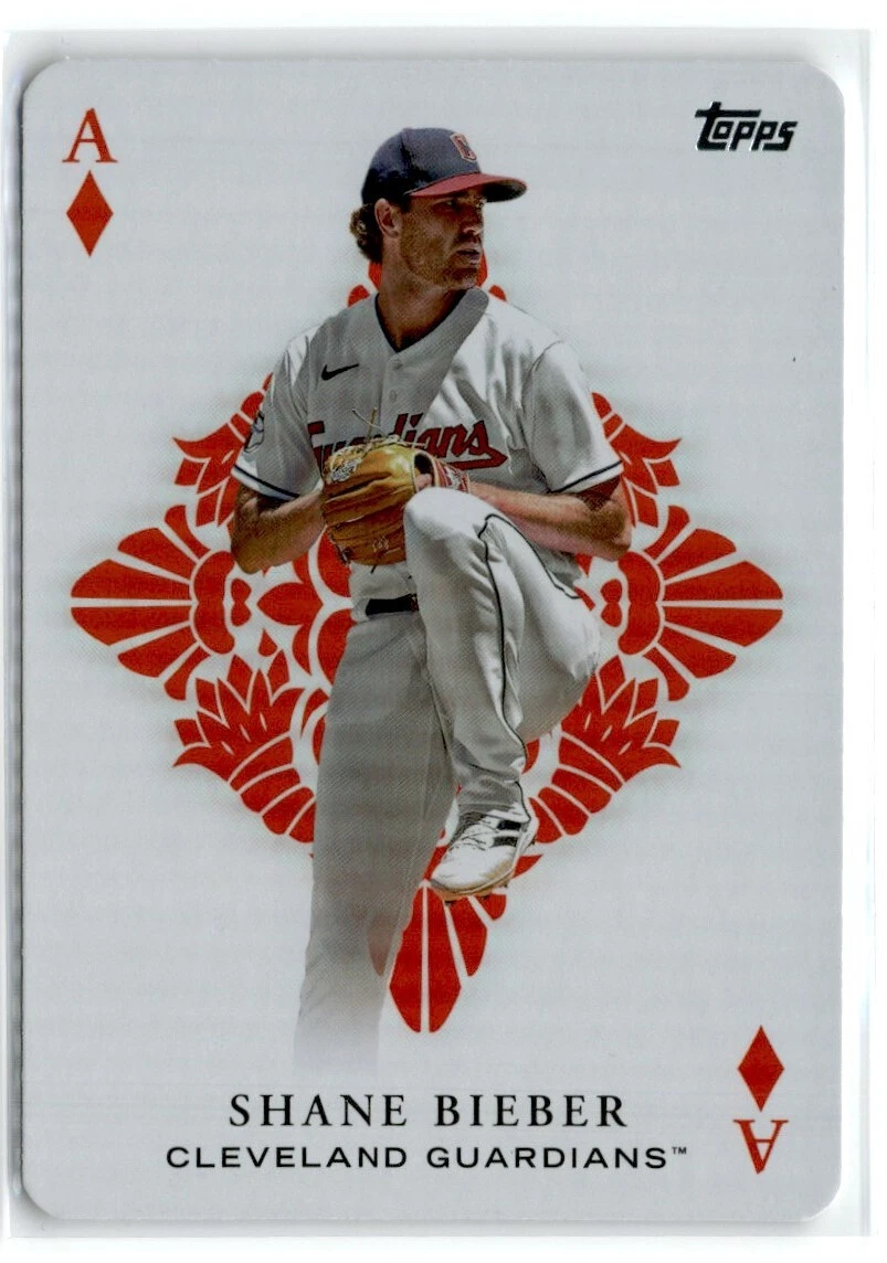 Shane Bieber trading card