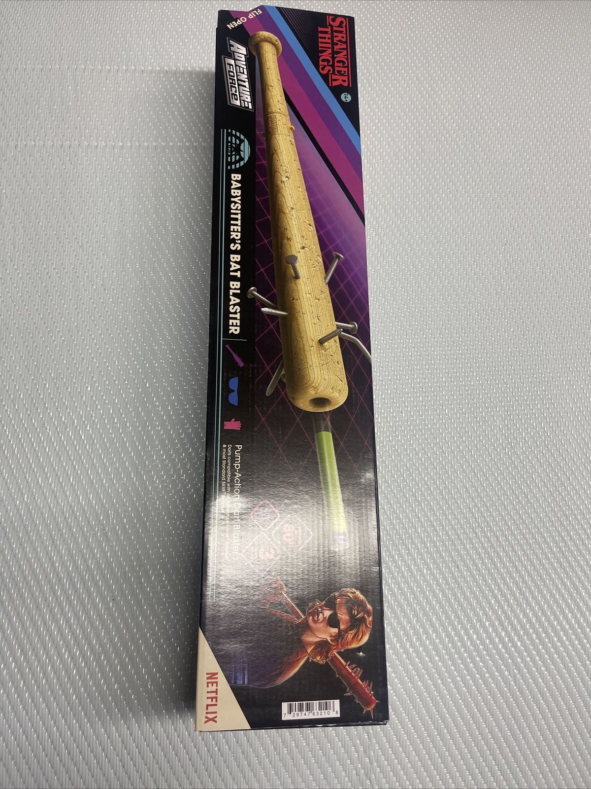 Adventure Force Stranger Things Steve's Babysitter Dart Blaster Bat up to 80 ft