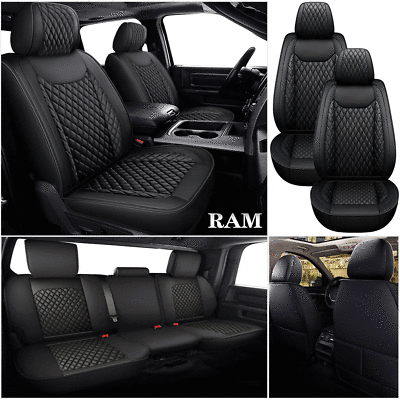 For Dodge Ram 1500 2500 3500 Car Seat Cover Front Rear Armrest Cushion 2009 2021 - 2021 Dodge Ram 3500 Crew Cab Seat Covers For Dodge Ram 1500 2500 3500 Car Seat Cover Front Rear Armrest Cushion 2009 2021 - 2021 Dodge Ram 3500 Crew Cab Seat Covers