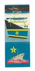 JOHNSON LINE SWEDEN MATCHBOX LABEL 1950s Marina
