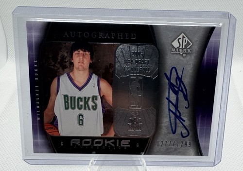 Andrew Bogut [Autograph] #91 2005 SP Authentic card