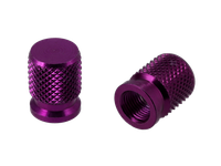 "Set: 2X Ventilkappe \"High\", Violett Eloxiert"