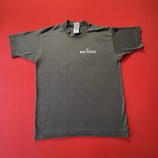 Vintage Bacardi 1873 Solera Single Stitch Shirt Made In USA Large