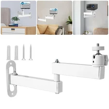 Foldable Projector Wall Ceiling Mount Bracket 360° Rotating 1/4" Screw Universal