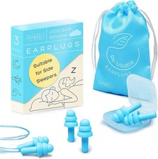 Soft Ear Plugs for Sleeping Noise Reduct, Made of Silicone, Suitable