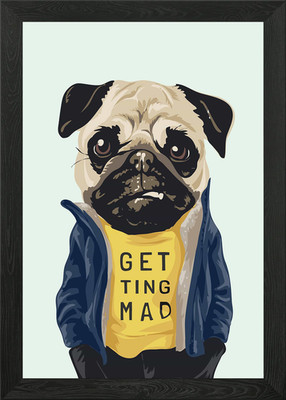 I am getting mad Poster Gerahmtes Wandbild Poster Leinwanddruck Bild