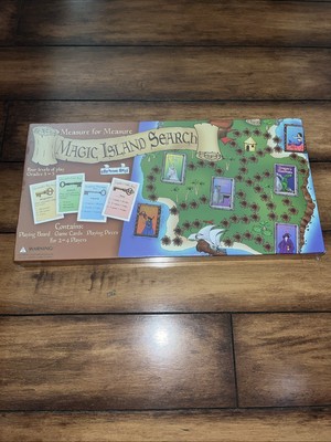 Board Game Measure for Measure Magic Island Search Flip Over Math 2-4 Players