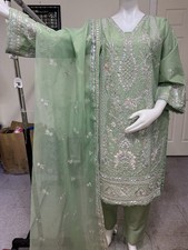 Pakistani Cotton Heavy Embroidered 3pc Suit /party Wear