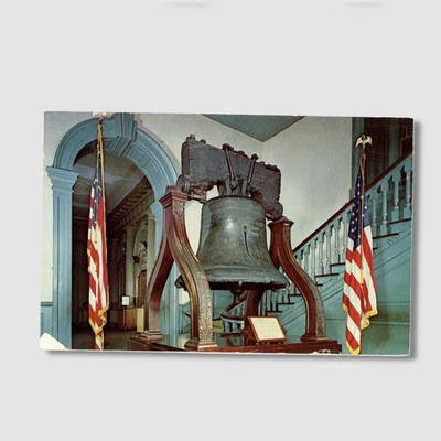 Postcard Liberty Bell Independence Hall Philadelphia Wyco Products May 1970 F108
