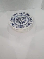 J. G. Meakin Blue Nordic Blue Onion England Salad/dessert Plate 7” 8pcs