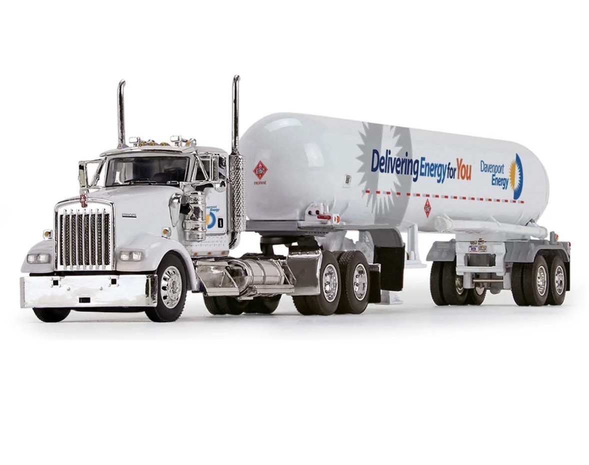 DCP FIRST GEAR 1/64 DAVENPORT ENERGY KW KENWORTH W900L & TANKER TRAILER 60-1135
