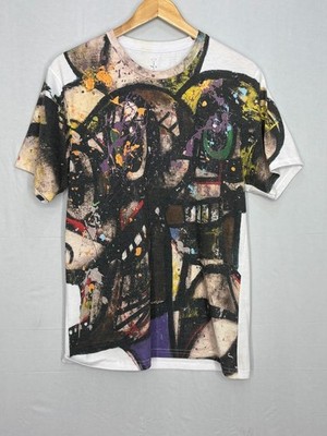 Travis Scott X Cactus Jack Portrait Shirt Mens White Medium Music Band Concert