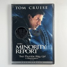 Minority Report (DVD, 2002, 2-Disc Set, Full Screen) NEW Tom Cruise Spielberg
