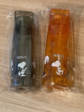 Snoopy Line Clear Bottles 2 Pieces