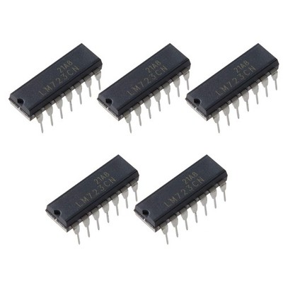 5pcs LM723CN LM723 LM723C UA723 Adj High Precision Voltage Regulator 2V to 73
