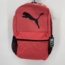 Mochila Puma Rhythm y Bolsa para Lápices en Rosa Coral Niña/Mujer Escuela Gimnasio